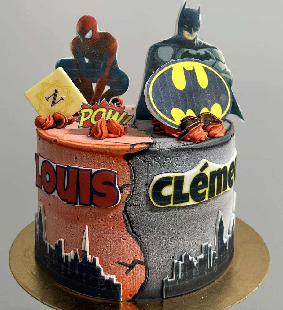 Dripping Batman-Spiderman