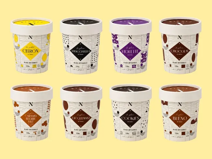Les pots de 120 ml Le Nicoli